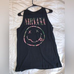 Nirvana muscle shirts.
